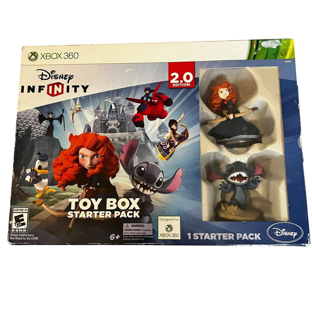 Disney INFINITY 2.0 Toy Box Starter Pack Lilo and stitch Merida  X-box 360 NEW